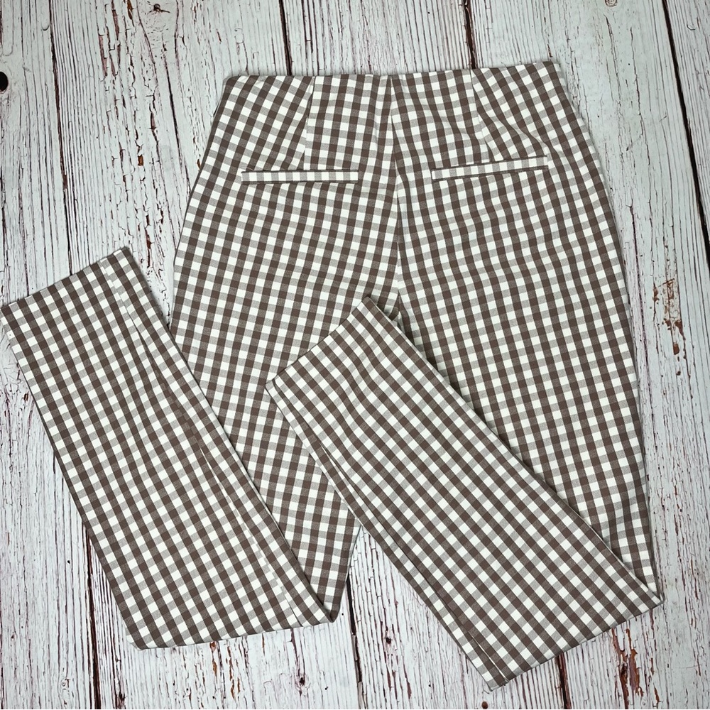 Brown Gingham Pants Cotton A New Day - Picture 6 of 12